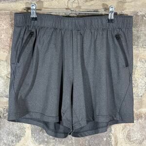 Liberty Pro Gray Lightweight Athletic‎ Shorts Woman's Large Running Yoga Casual